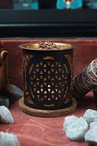 Namaruna Aromafume - Suport pentru uleiuri esențiale „Floarea Vieții”