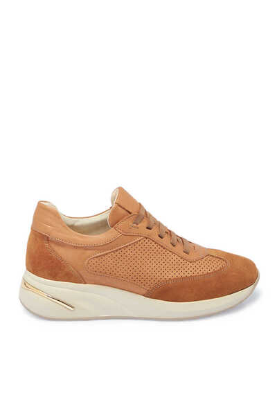 Tergan Taba Hakiki Deri Kadın Sneaker - K25I1AY67940-L8R