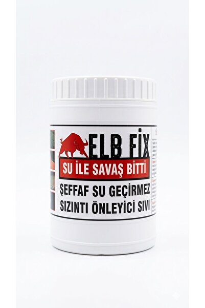 ELBFİX Şeffaf Su Yalıtım Sıvısı - Banyo, Teras, Çatı Sızıntı Durdurucu izolasyon