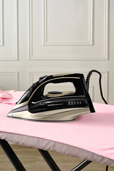 Karaca Vantuz Ultrasteam Buharlı Ütü Black Gold