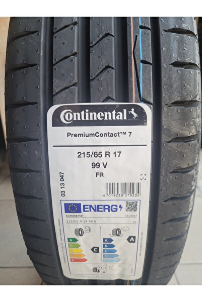 Continental 215/65R17 Premium Contact7 99V FR Set Olarak (4 Adet ) Yazlık 202...