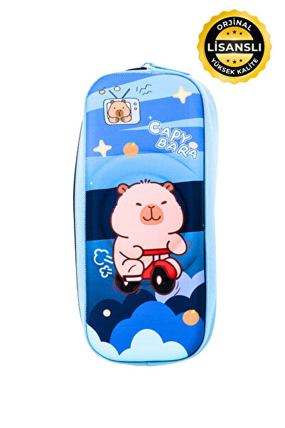 capybara Original Licensed Eva Front Surface Pencil Case |   Zippered, Large ...
