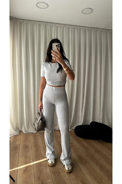 Orginal Short Sleeve Crop Spanish Paca Leggings Set
