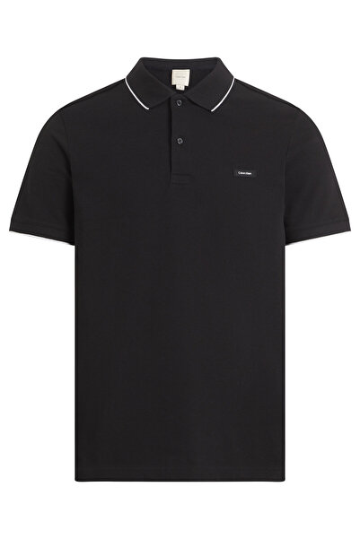 Calvin Klein Erkek STRETCH PIQUE TIPPING POLO Polo T-Shirt