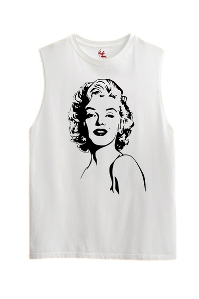 Rabona Fashion Βίντατζ γυναικείο μπλουζάκι/φανελάκι με στάμπα Χόλιγουντ (Προα...