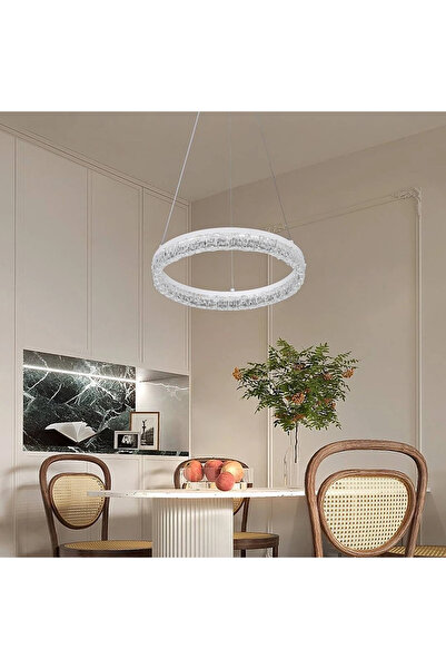 Grecia Modern white pendant light with 3 lights, 30 watts