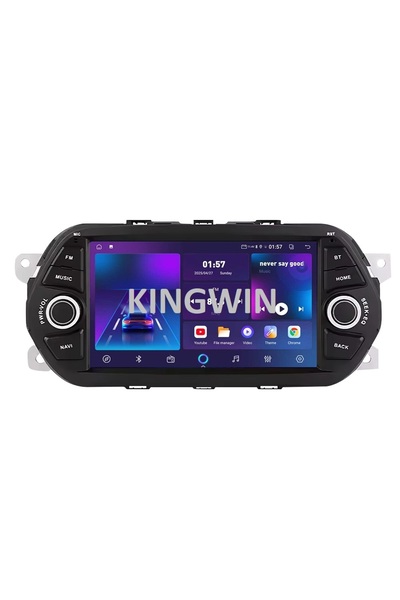 Kingwin 7 inç Egea Uyumlu Android CarPlay 4 GB RAM 64 GB HAFIZA Multimedya Ar...