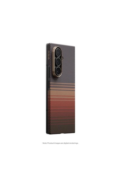 PITAKA ULTRA SLIM CASE FOR SAMSUNG FOLD 7 SUNSET(REAR COVER)