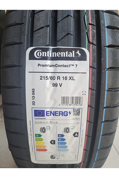 Continental 215/60r16 Premium Contact7 99V Set Olarak (4 Adet ) Yazlık 2026 Ü...