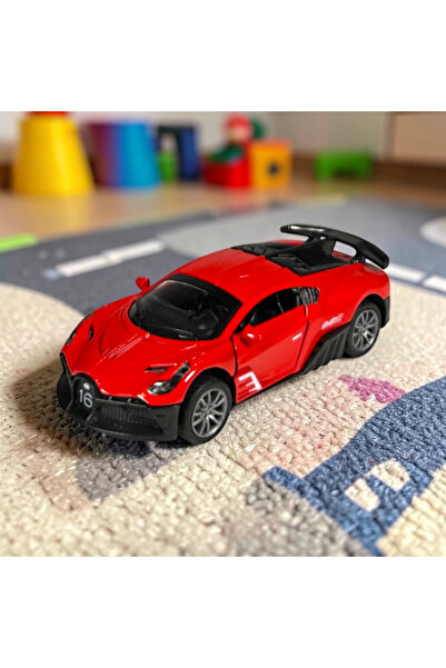 Zey-Al Metal Koleksiyonluk Model Araba - 1:32 Ölçek Siyah Spor Araç - Oyuncak...