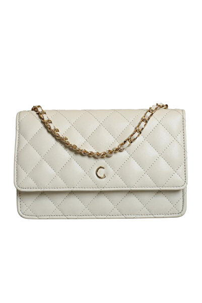 Platin Bone Leather Female Crisscross Straps Bag