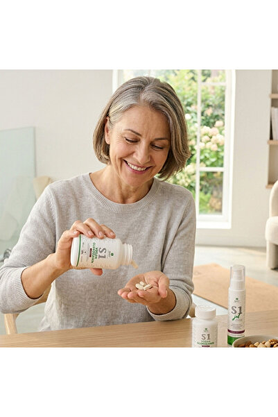 Biomet S1™ Vegan Glukozamin Tablet - MSM, Vitamin C, Akgünlük - 60 Tablet
