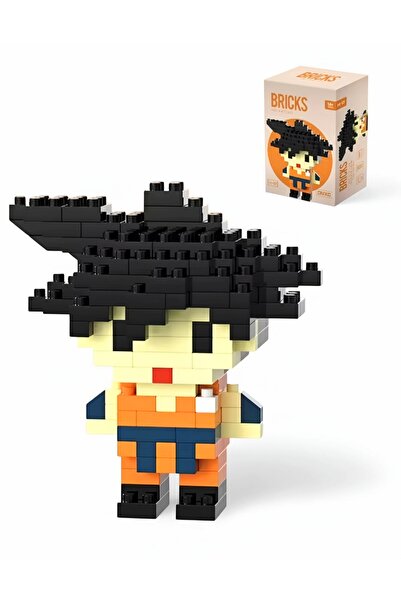 DEK BRICKS Goku Yapı Blok Figür 155 Parça – Dragon Ball Mini Brick Koleksiyon...