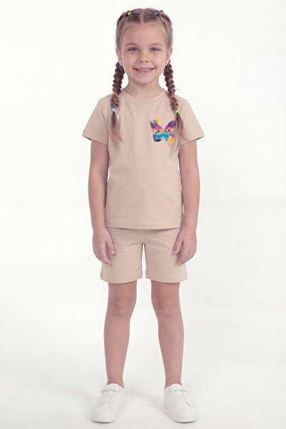 par lingerie pl Κοριτσίστικο σετ σορτς με τύπωμα B12