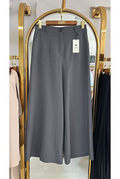 Vuntal BUTİK Pantaloni Palazzo cu picioare largi duble