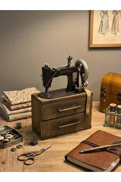 SPR Antique iron sewing machine decoration