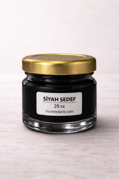 MUMTEDARİK Siyah Metalik Toz Pigment Boya 29cc