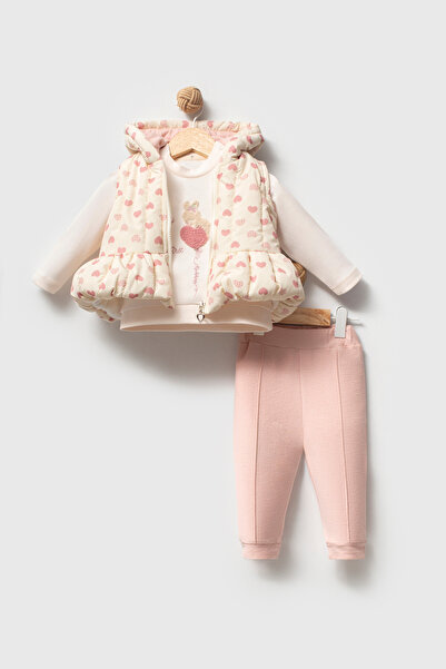 Bubbles My first balloon kız bebek yelekli 3’lü takım