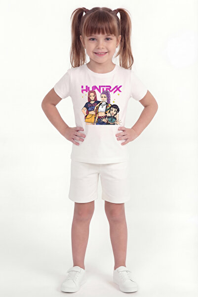 par lingerie pl Κοριτσίστικο σετ με τύπωμα τεμαχίων με σορτς B22