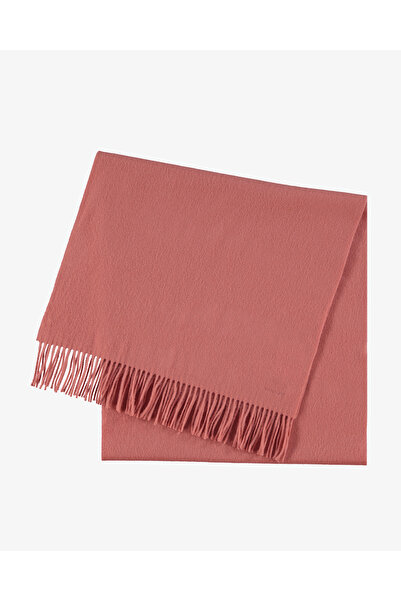 Gant Unisex Pembe Yün Dokuma Atkı