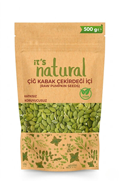 it's Natural Çiğ Kabak Çekirdeği İçi 500 g | Kabuksuz Doğal Kabak Çekirdeği |...