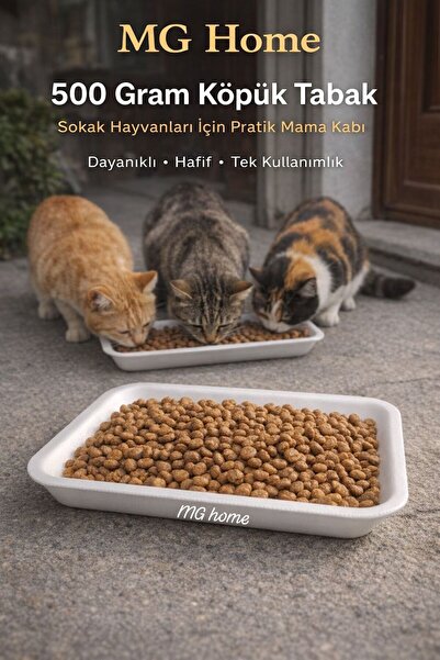 VENON 10 Adet ❤️ 500 Gramlık Dikdörtgen Köpük Tabak ❤️ 18 Cm x 13 Cm ❤️ Manav...