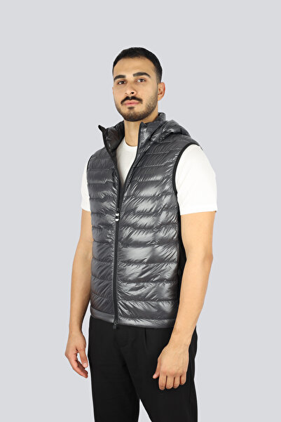 BOSS Men's Goose down Filled Regular Fit Hooded Collar Shiny Outer Surface Gr...