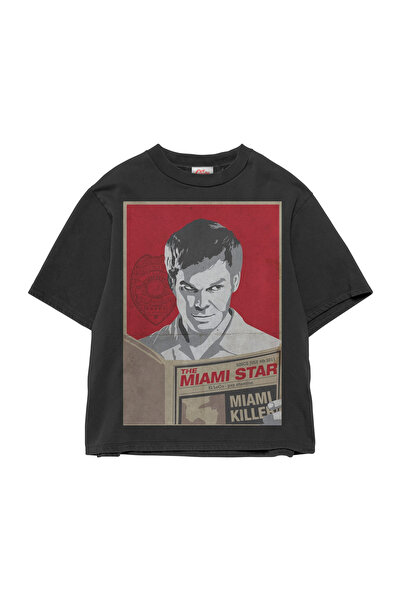 Unisex %100 Organik Pamuk Relaxed Fit Bisiklet Yakalı Baskılı Beyaz T-shirt