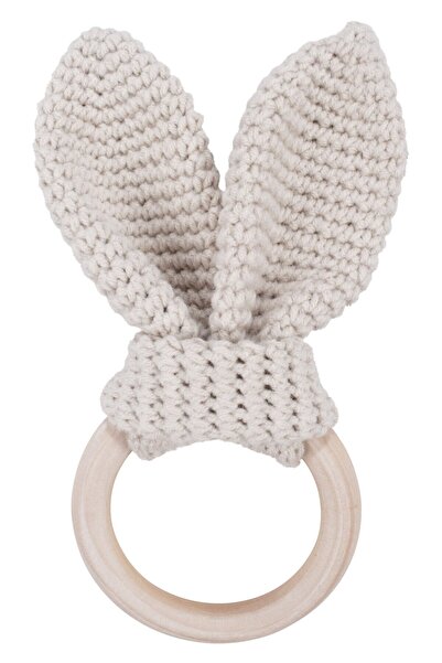 bebegen لعبة أميجورومي على شكل أذن أرنب باللون البيج للجنسين