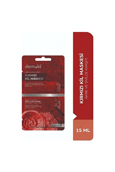 Dermokil Akne ve Karşıtı Kırmızı Kil Maskesi 15 ml