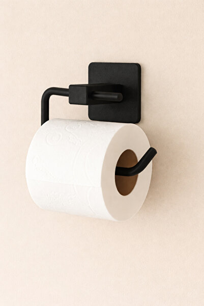 TncPatiShop Yapışkanlı Kare Açık Tuvalet Kağıtlığı Tutucu Banyo Wc Kağıtlık T...