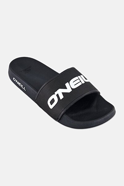 O'Neill حذاء رجالي سهل الارتداء بشعار العلامة التجارية، أسود