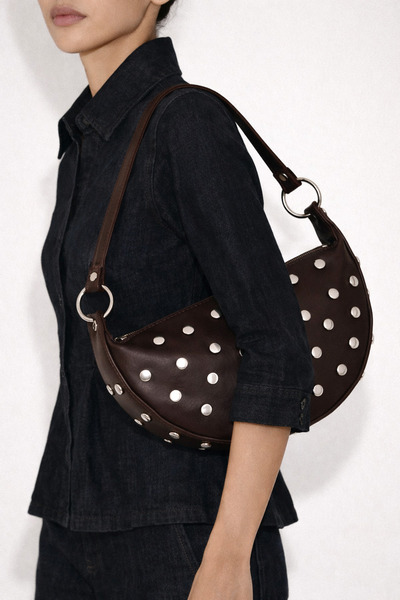 YAKOBAG Βανέζια Στιβαρή Γυναικεία Μπότα Τσάντα ώμου