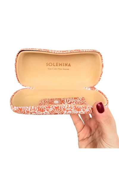 Solemina cu model Cutie rigidă pentru ochelari