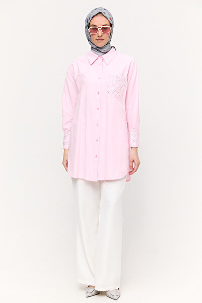 Setrms Hotfix Baskılı Pamuklu Tunik