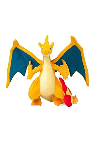 ToyziBox Pokémon Charizard Peluş Oyuncak 25 cm – Yumuşak Charizard Ejderha Pe...
