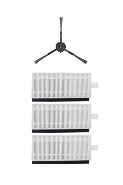 Roborge Set de 4 piese de schimb compatibile cu aspiratorul robot Proscenic M...