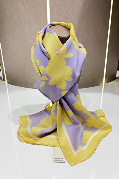 İthal LUNİRA SİLK İPEK VİSKON ŞAL CLOUDY