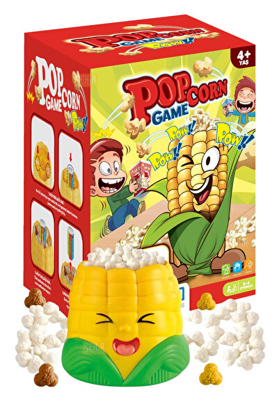 CA Games Popcorn Game Fun Popcorn Catching Family Box Game for 2-4 Players fo...