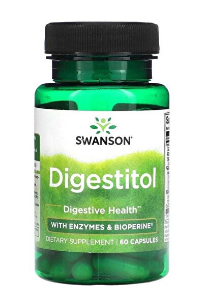 SWANSON دايجستيتول مع إنزيمات وبيوبيرين، 60 كبسولة