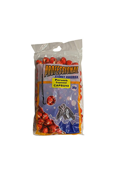 Professional Porumb expandat de carlig Capsuni 30g rosu