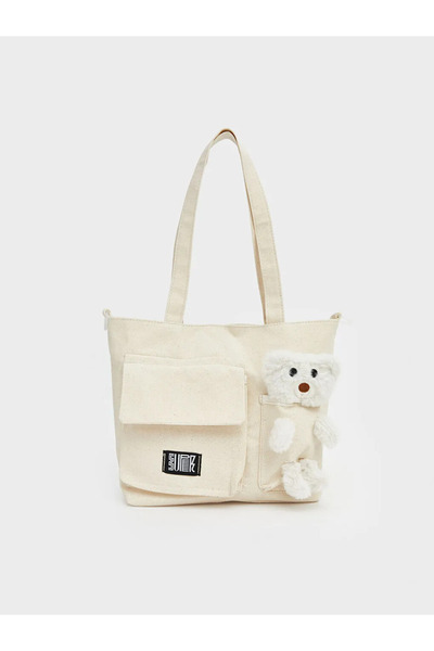 LC Waikiki Lcw Accessories Ecru Detachable Strap Pcs Baby Girl Shoulder Bag