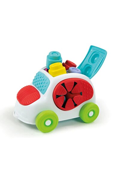 CLEMENTONI Masina sortator cu 8 cuburi moi pentru bebelusi 28x20x18 cm