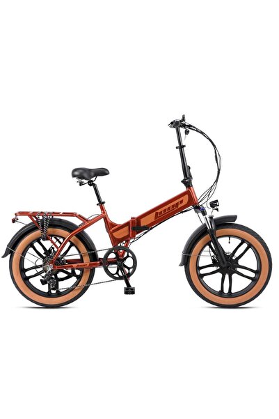 Kron Dıscovery 20 Jant Katlanır 7 Vites H.Disk Elektrikli Bisiklet Bakır Açık...