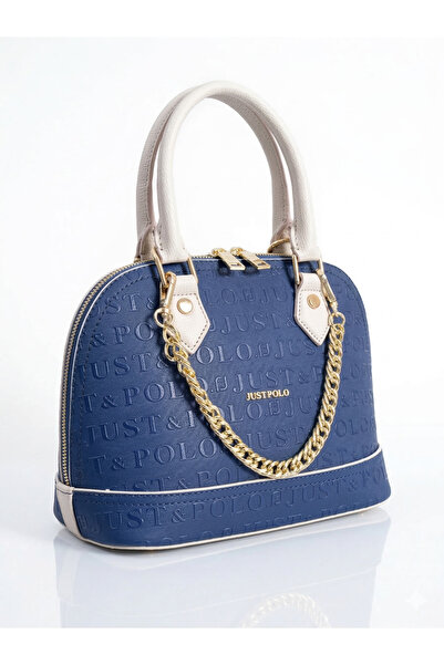 Just Polo Original Justpolo Small Size 2-Compartment Embossed Leather Gold Ch...