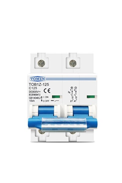 TOMZN Siguranta automata DC 2P 600V , 80A 100A 125A, curent, continuu, montaj...