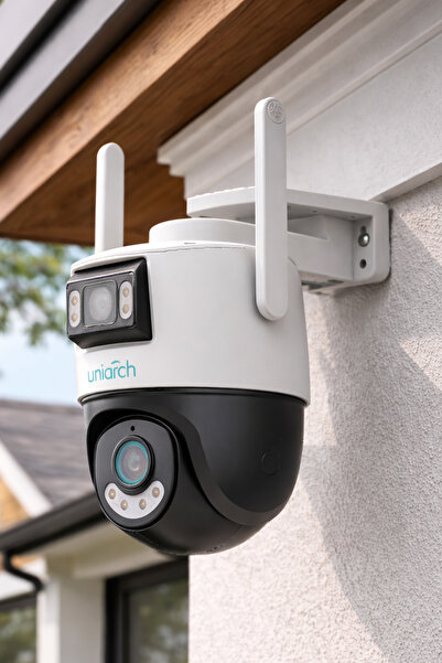 Onetick 360 Dönebilen P2S Dış Mekan Çift Lensli Pt Wifi Kamera 6MP