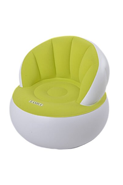 ZanaCasei Scaun gonflabil confortabil cu pompă inclusă, dimensiuni 85 × 70 cm...