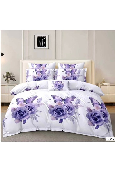 Truva Home Finet Bed Linen 6 Pieces, 230x250 cm – Superior Quality and Comfort