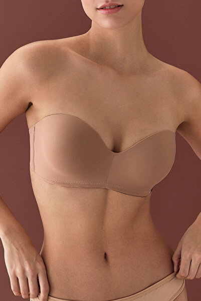 Intense Lingerie 1600 Desteksiz Straplez Sütyen